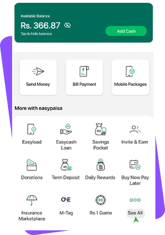 Easypaisa step 2